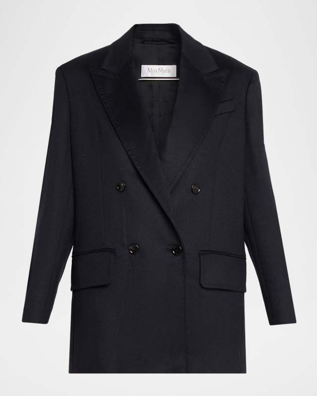 Olimpia Double-Breasted Wool Jacket